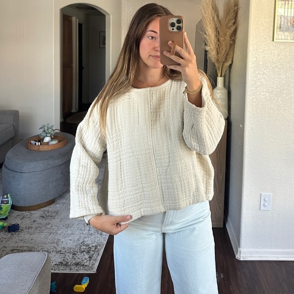 Eli & Barry Quilted Cotton Pullover - Picture 4 of 11